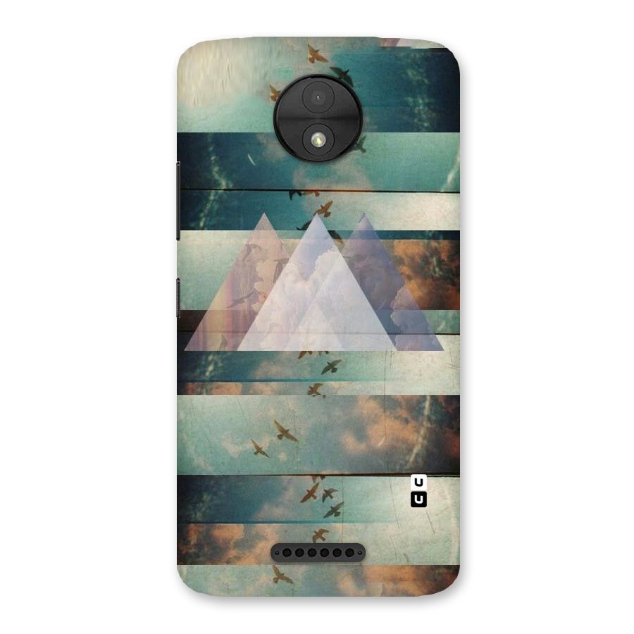 Three Triangles Back Case for Moto C