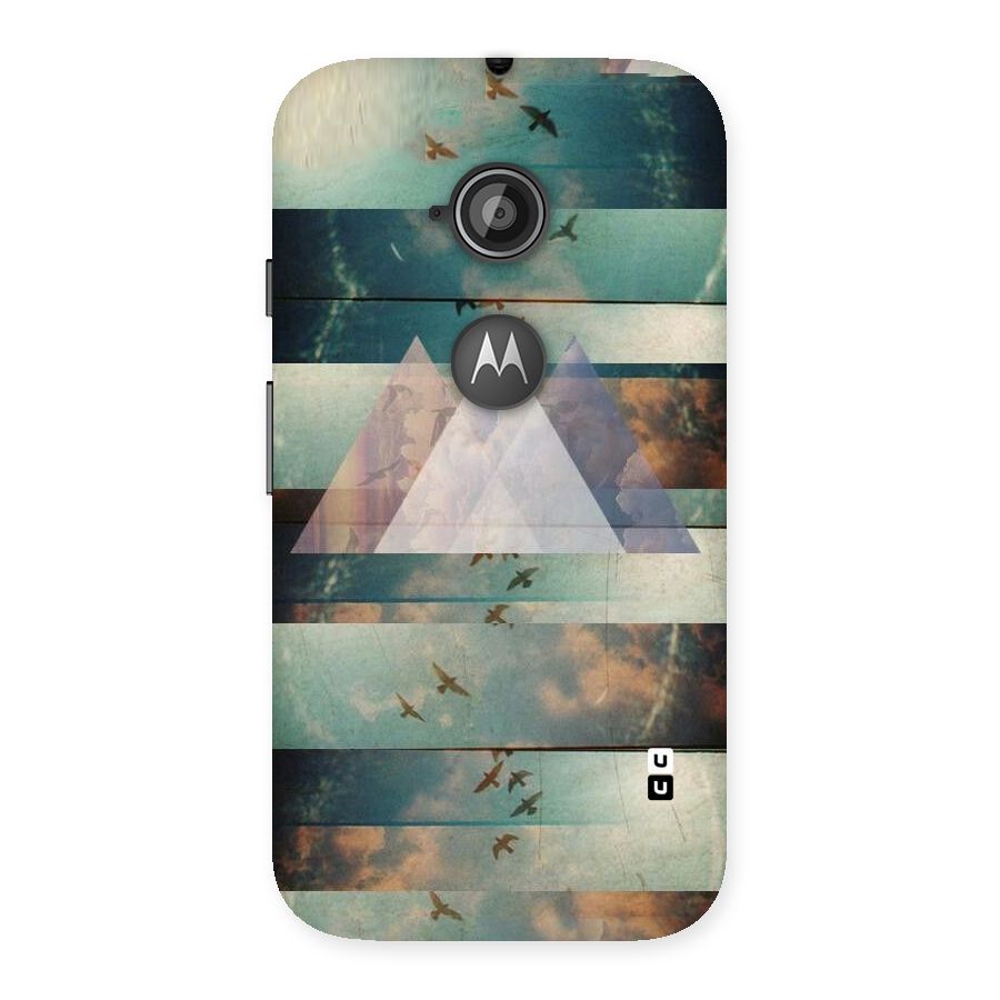 Three Triangles Back Case for Moto E 2nd Gen