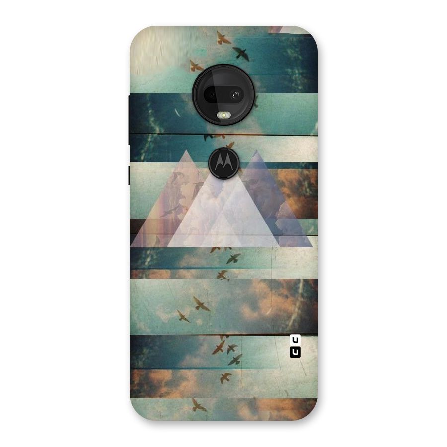 Three Triangles Back Case for Moto G7