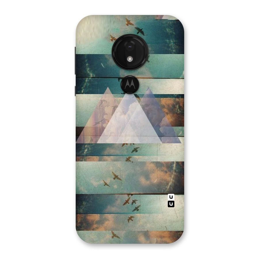 Three Triangles Back Case for Moto G7 Power