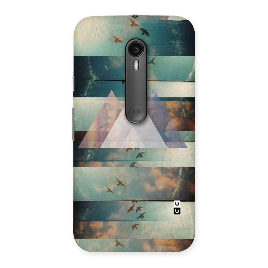 Three Triangles Back Case for Moto G Turbo