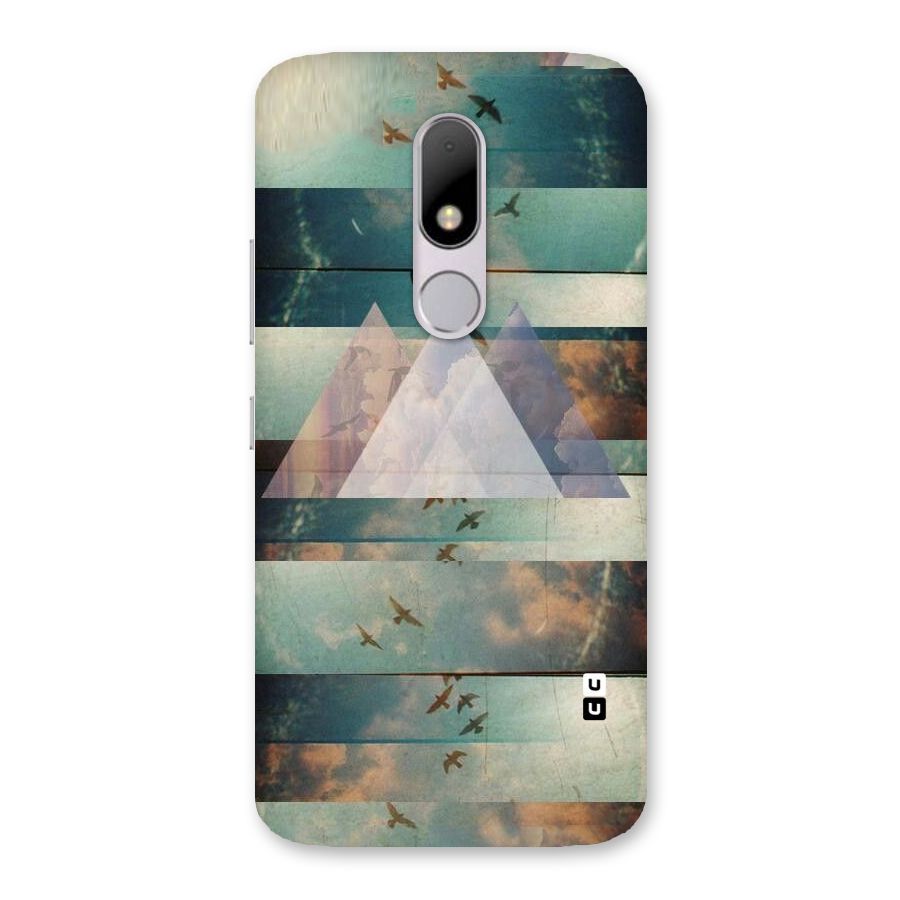 Three Triangles Back Case for Moto M
