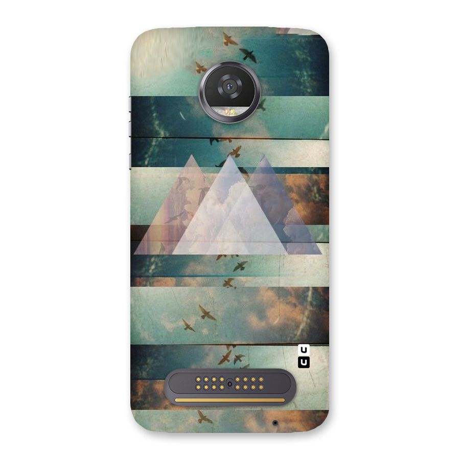 Three Triangles Back Case for Moto Z2 Play
