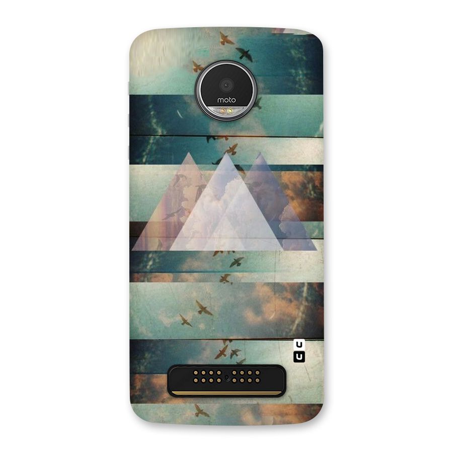 Three Triangles Back Case for Moto Z Play