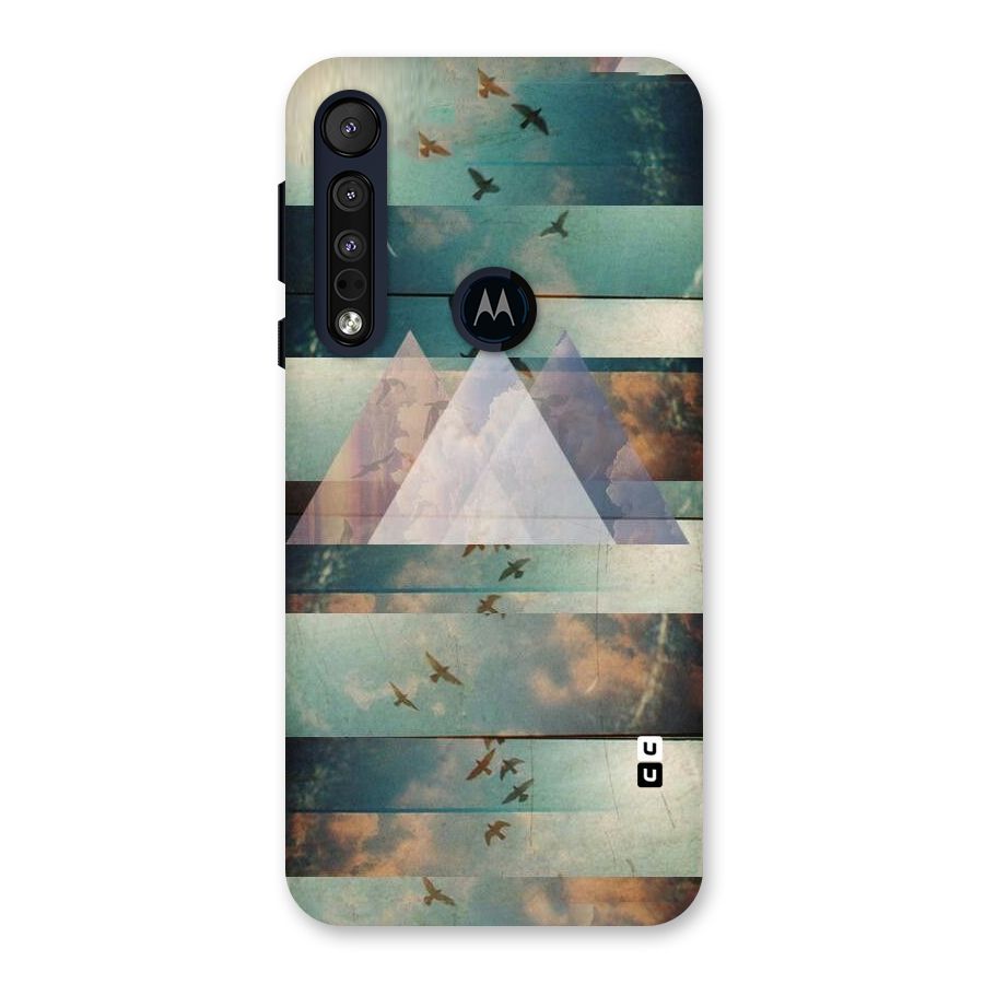 Three Triangles Back Case for Motorola One Macro