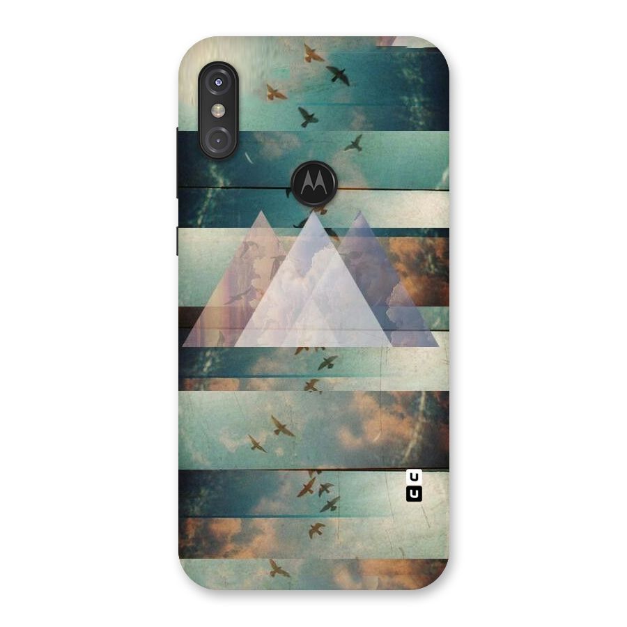 Three Triangles Back Case for Motorola One Power