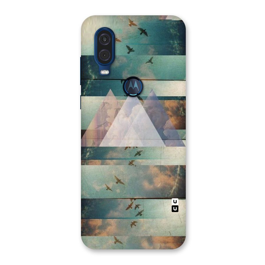 Three Triangles Back Case for Motorola One Vision