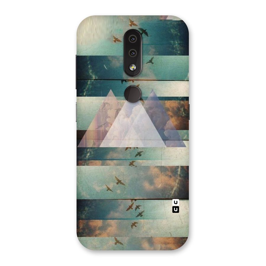 Three Triangles Back Case for Nokia 4.2