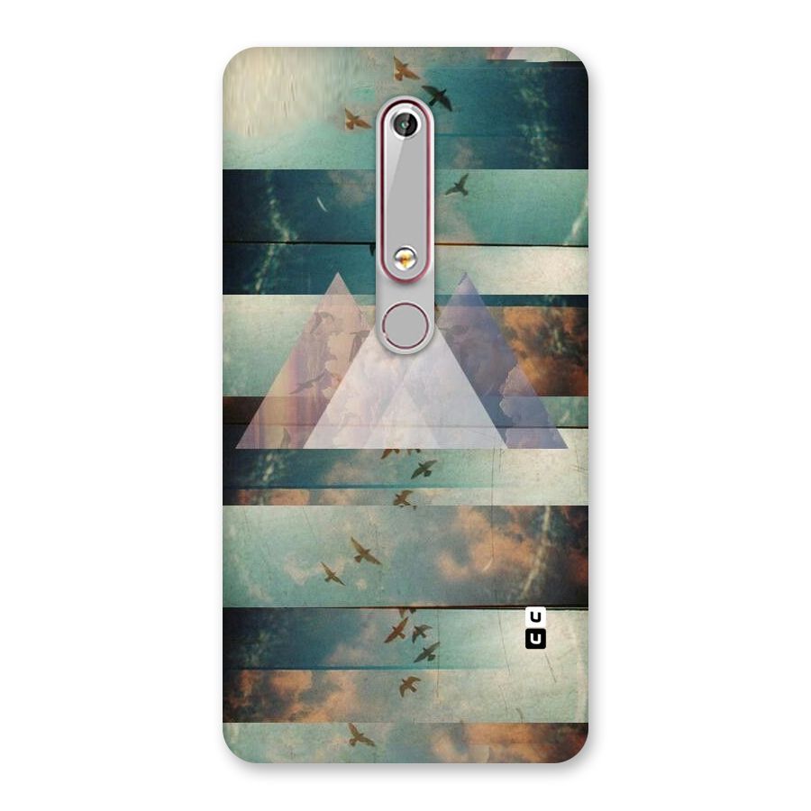 Three Triangles Back Case for Nokia 6.1