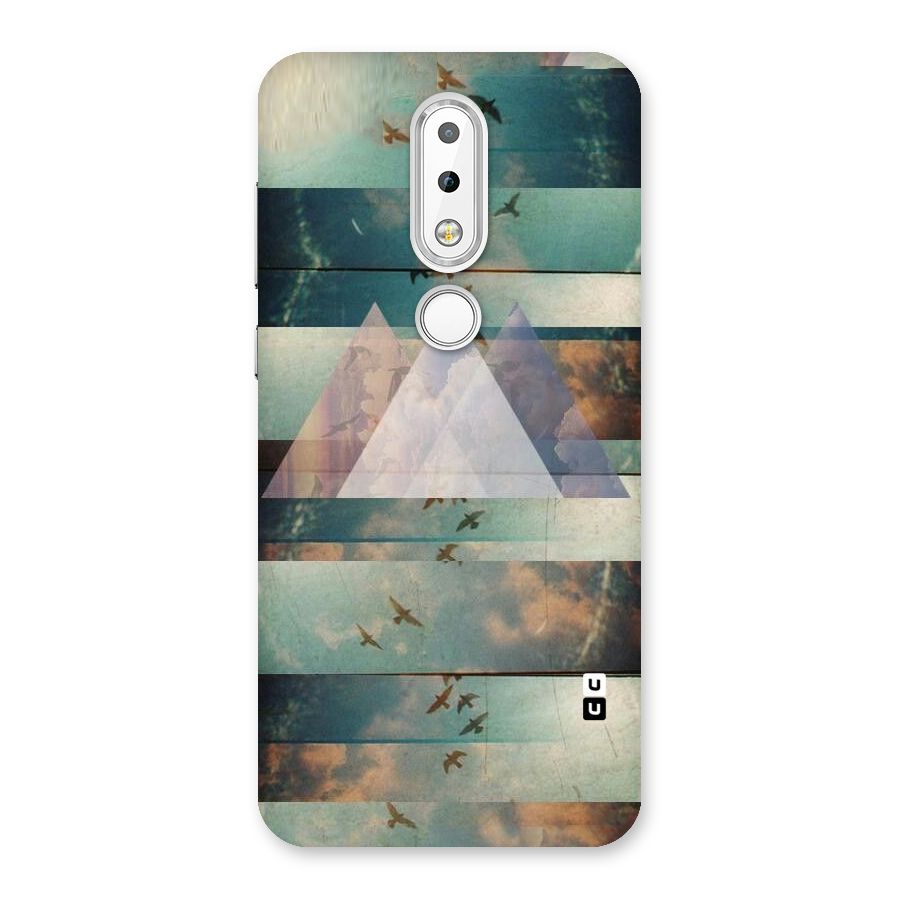 Three Triangles Back Case for Nokia 6.1 Plus