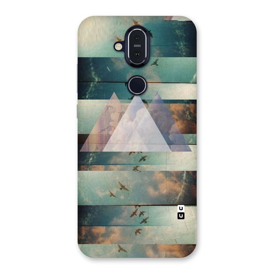 Three Triangles Back Case for Nokia 8.1