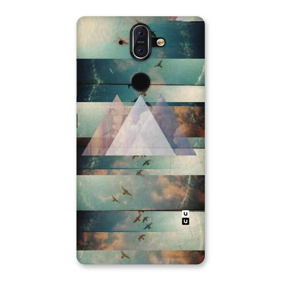Three Triangles Back Case for Nokia 8 Sirocco