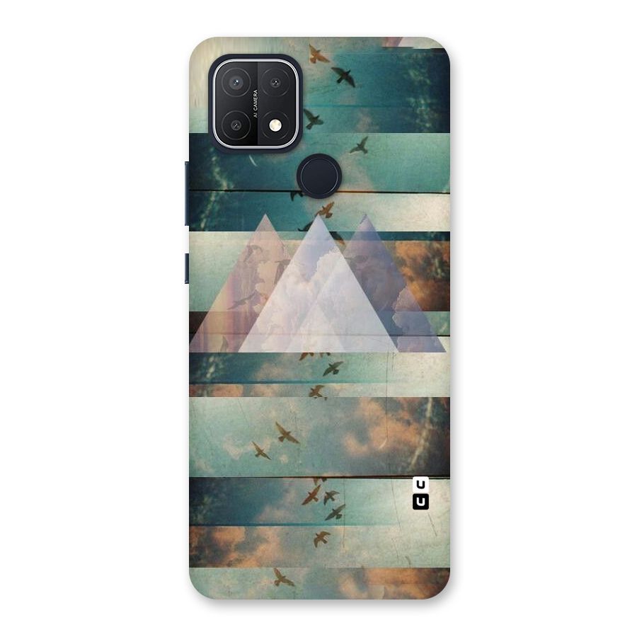 Three Triangles Back Case for Oppo A15s