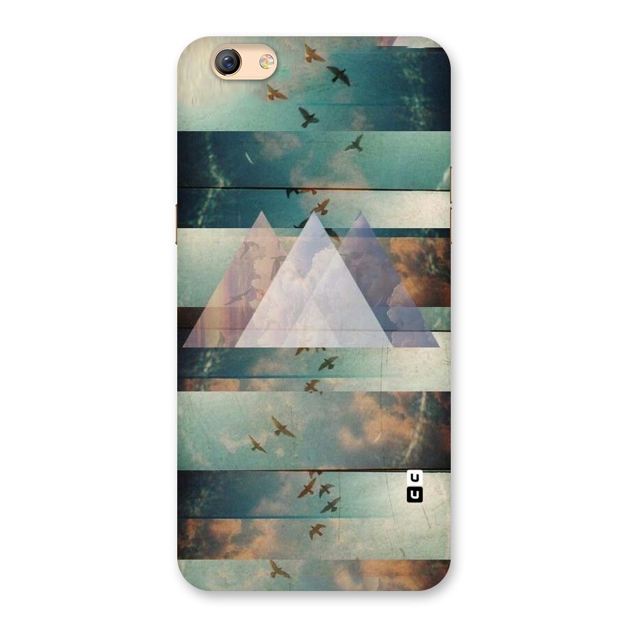 Three Triangles Back Case for Oppo F3 Plus