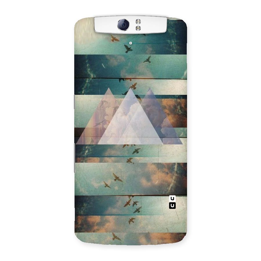 Three Triangles Back Case for Oppo N1