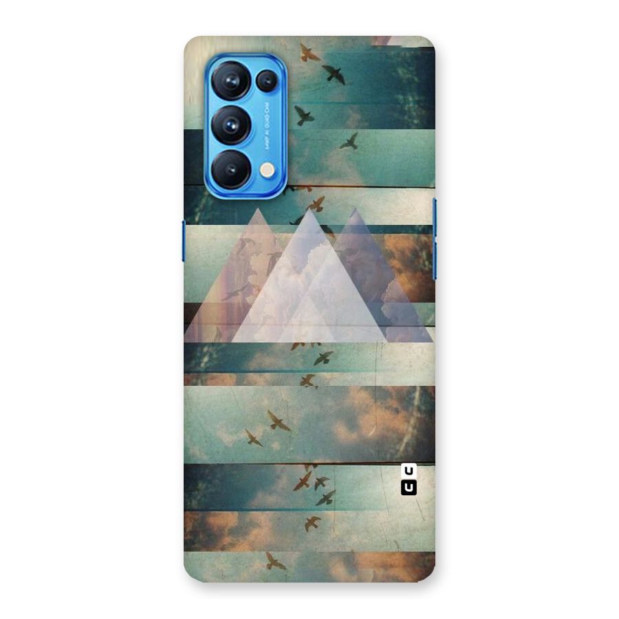 Three Triangles Back Case for Oppo Reno5 Pro 5G