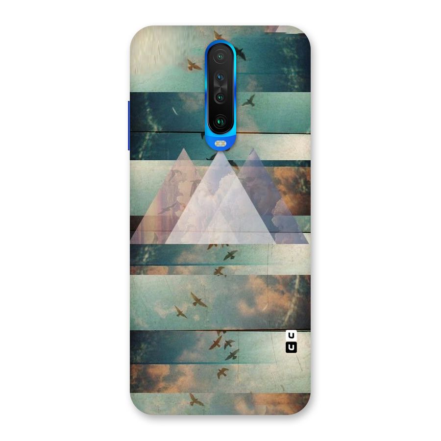 Three Triangles Back Case for Poco X2