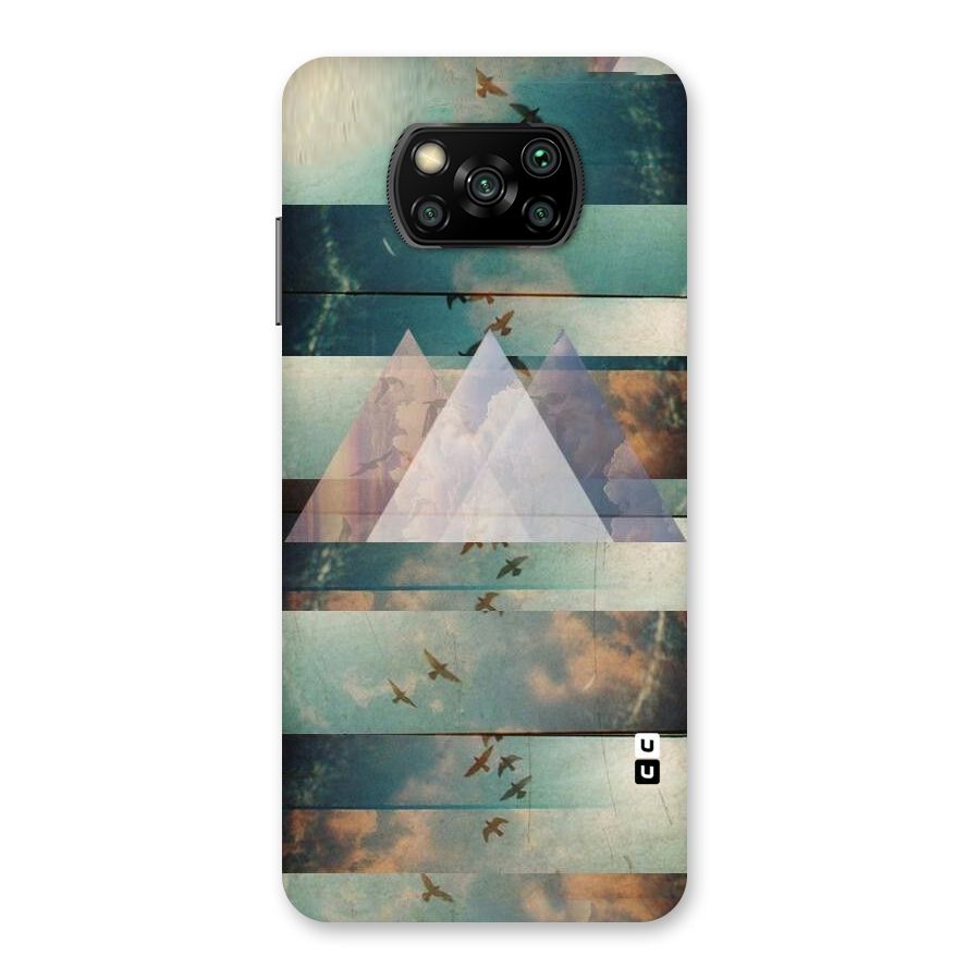 Three Triangles Back Case for Poco X3