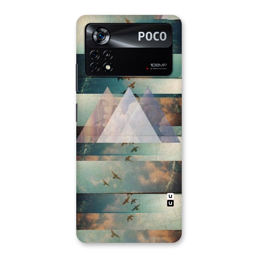 Three Triangles Back Case for Poco X4 Pro 5G