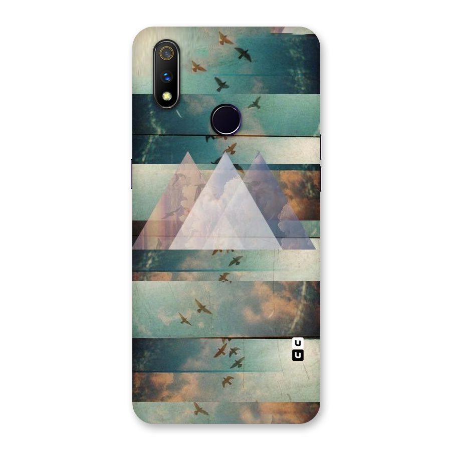 Three Triangles Back Case for Realme 3 Pro