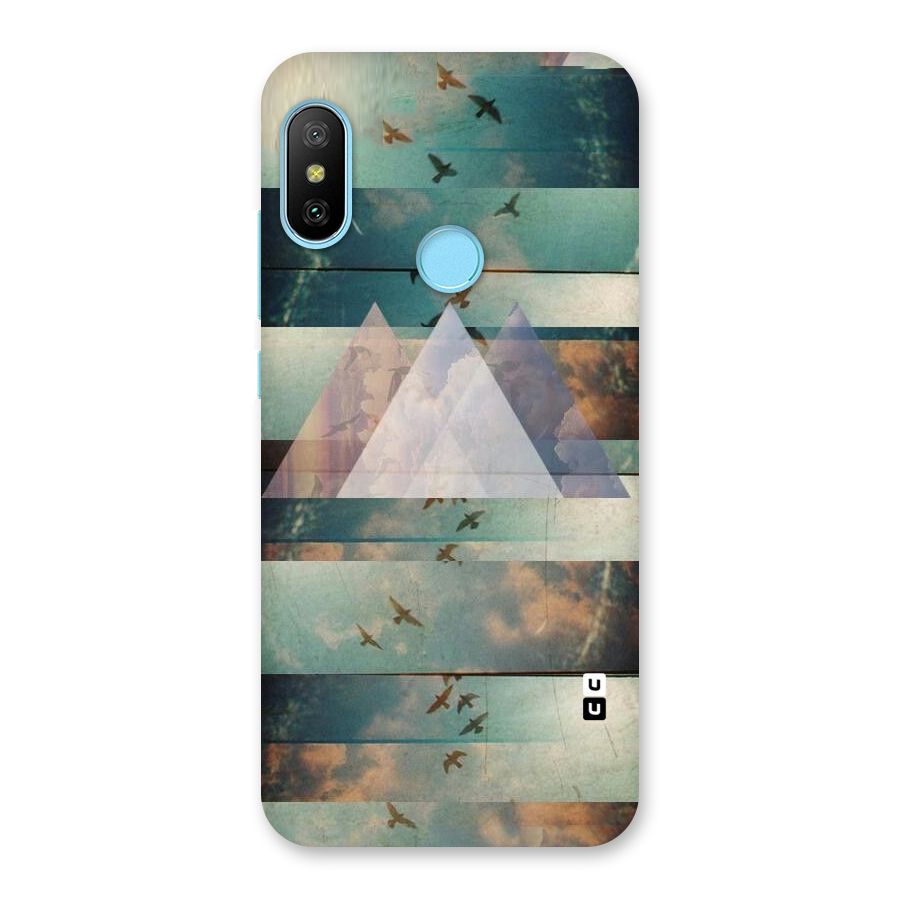 Three Triangles Back Case for Redmi 6 Pro
