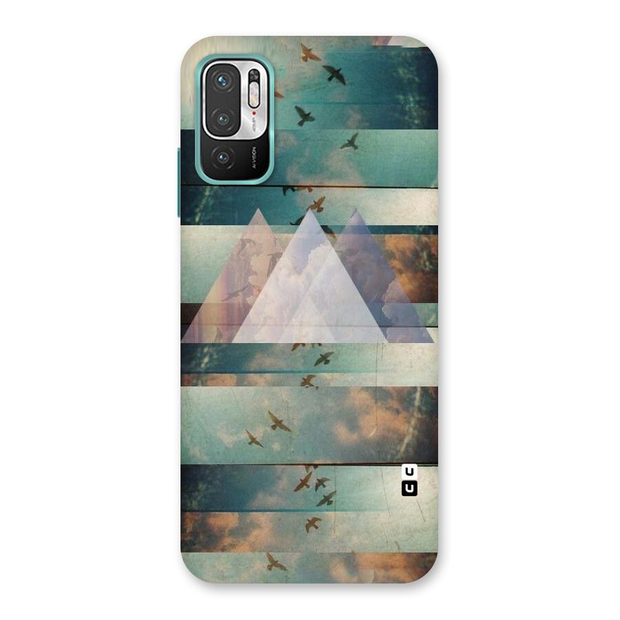 Three Triangles Back Case for Redmi Note 10T 5G