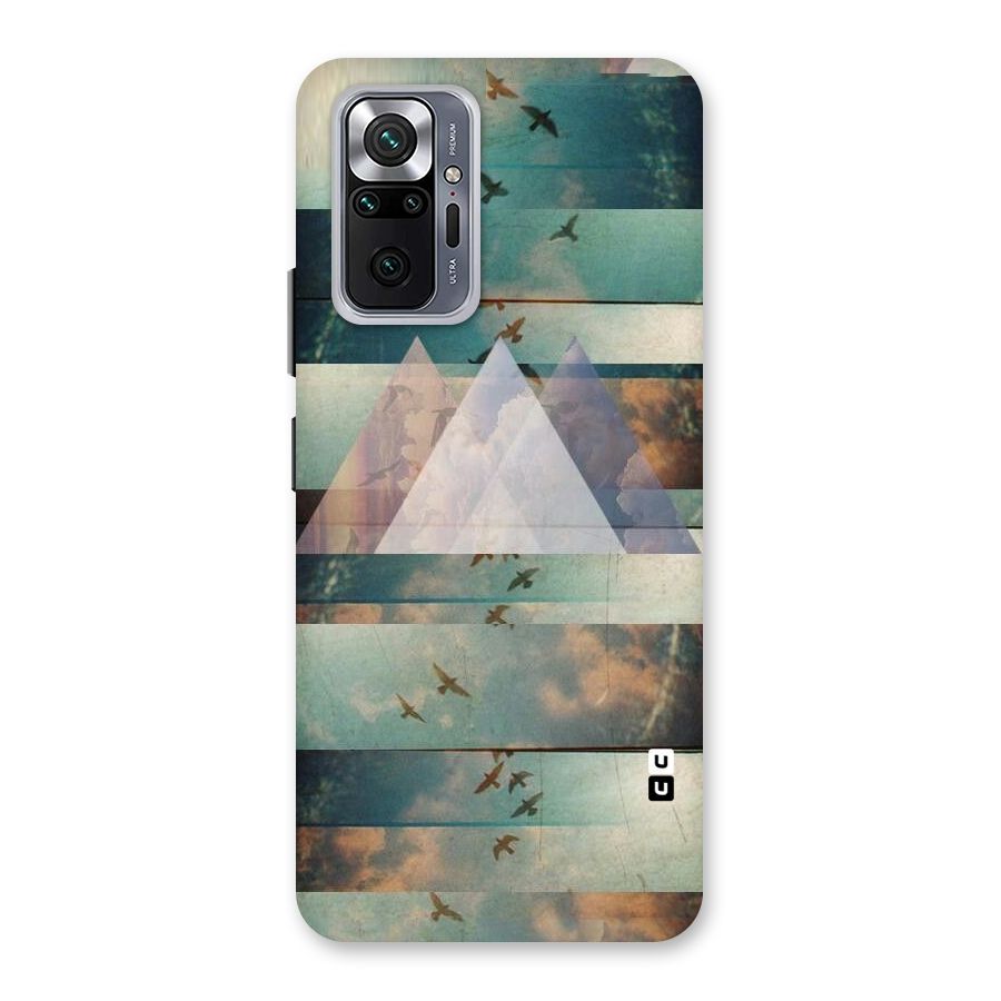 Three Triangles Back Case for Redmi Note 10 Pro