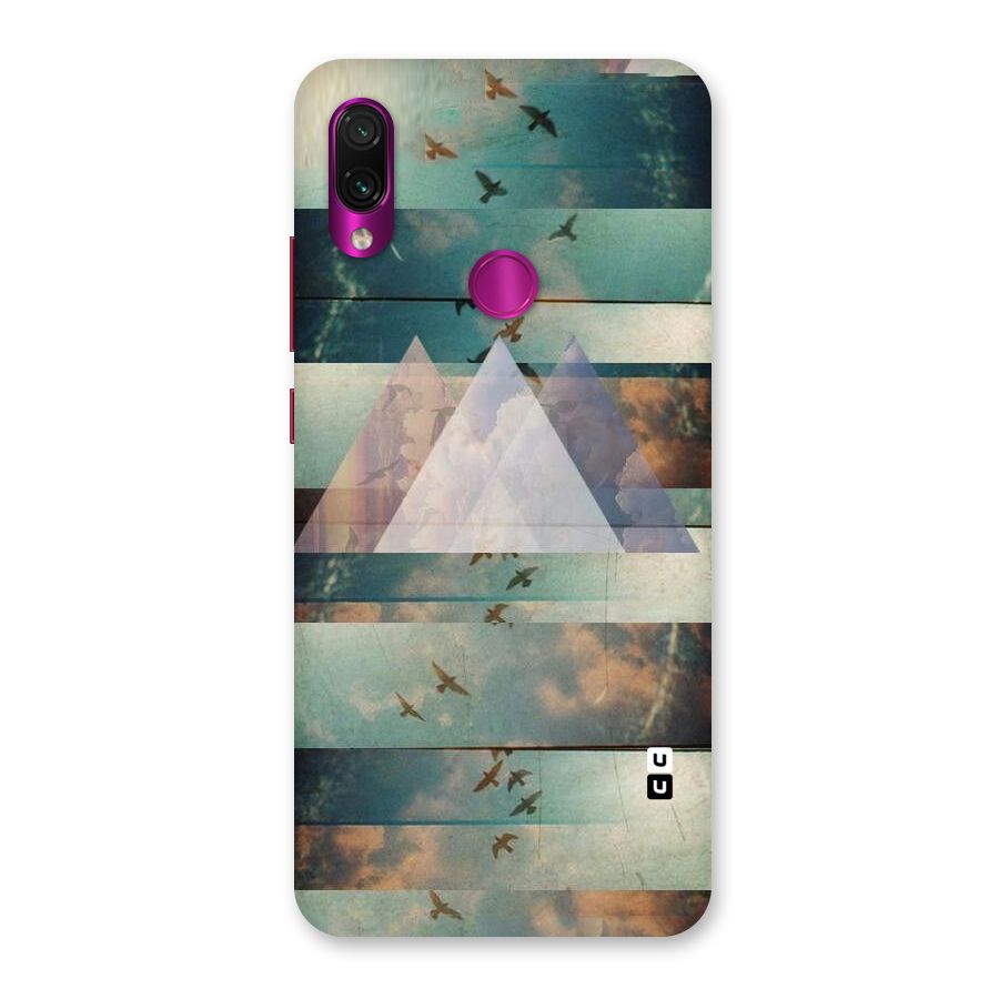 Three Triangles Back Case for Redmi Note 7 Pro