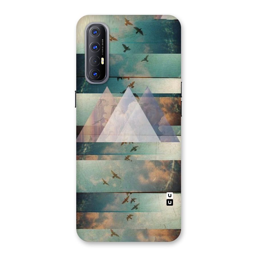 Three Triangles Back Case for Reno3 Pro