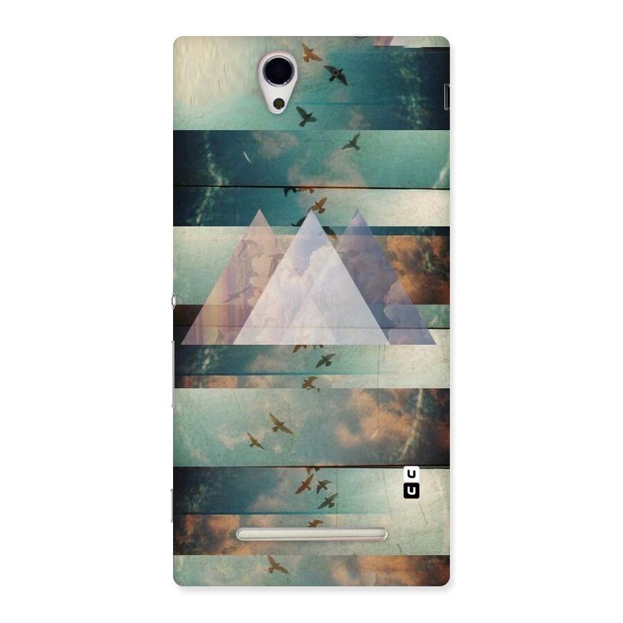 Three Triangles Back Case for Sony Xperia C3
