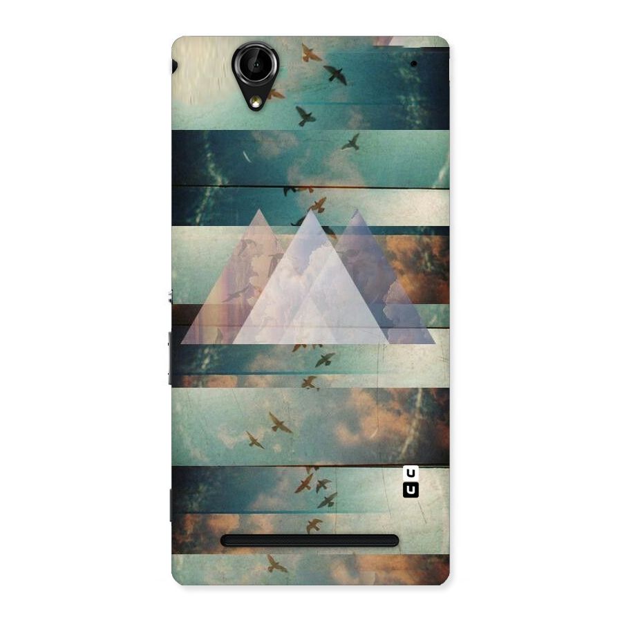 Three Triangles Back Case for Sony Xperia T2