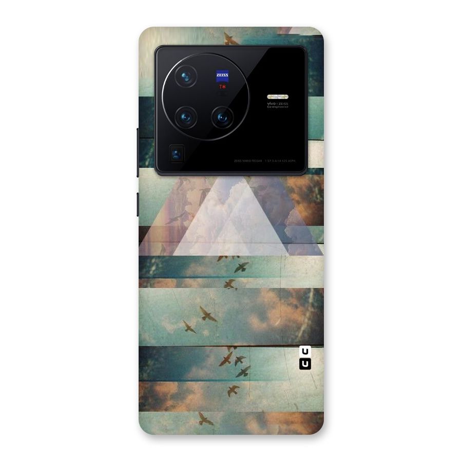 Three Triangles Back Case for Vivo X80 Pro