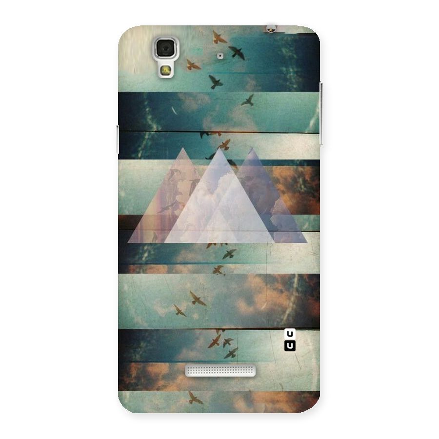 Three Triangles Back Case for YU Yureka Plus