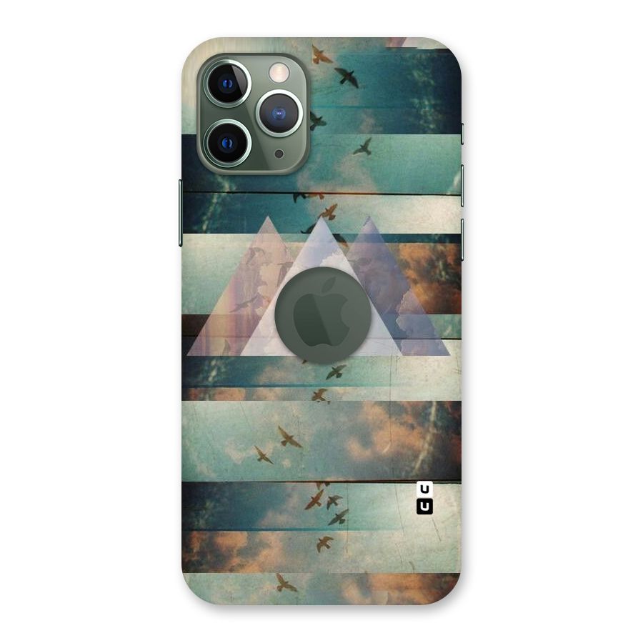 Three Triangles Back Case for iPhone 11 Pro Logo  Cut