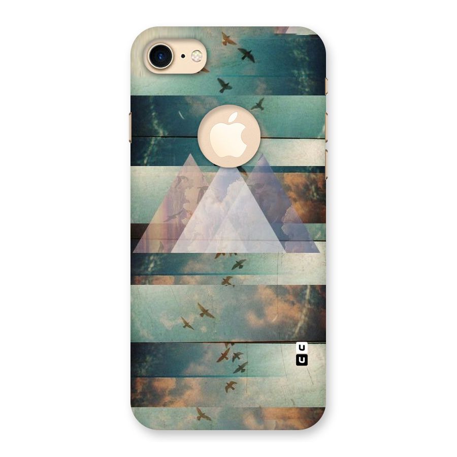 Three Triangles Back Case for iPhone 7 Logo Cut