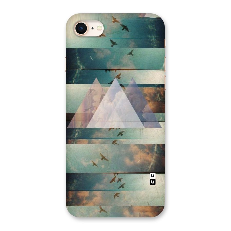 Three Triangles Back Case for iPhone 8