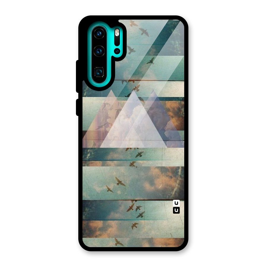 Three Triangles Glass Back Case for Huawei P30 Pro