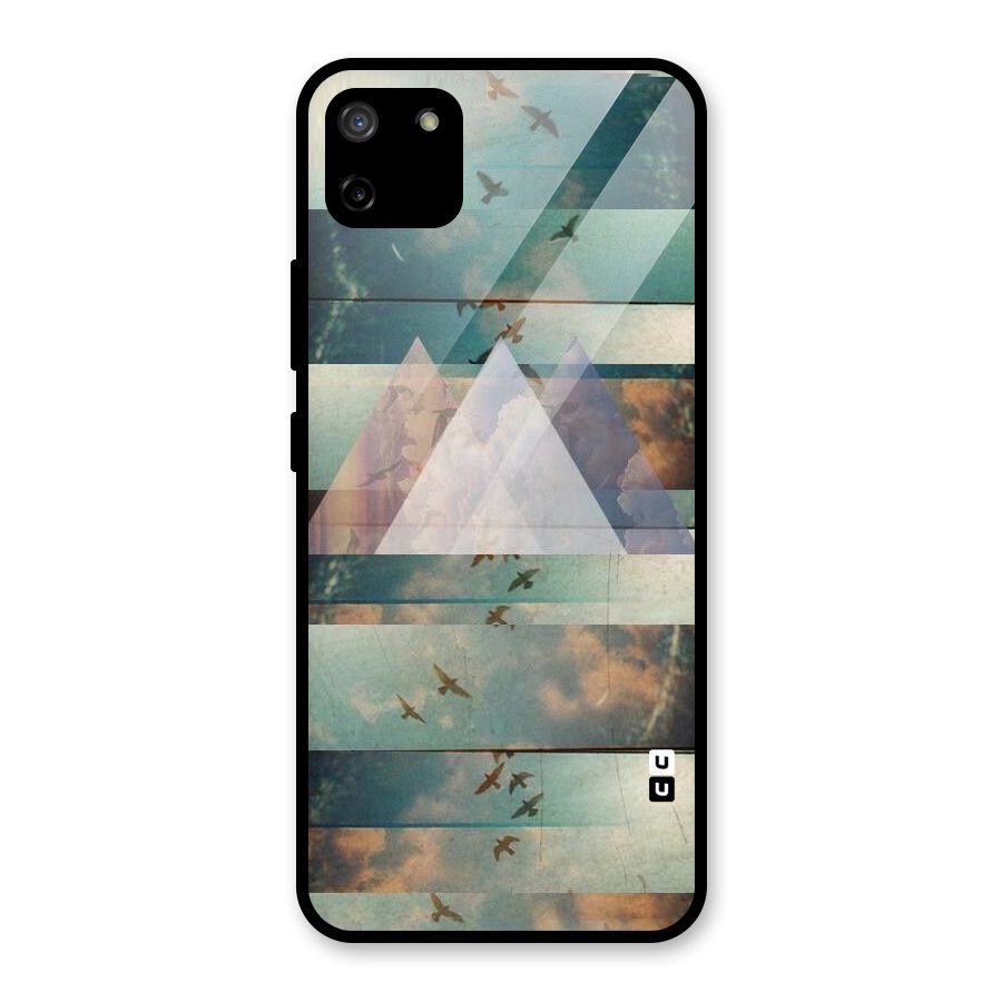 Three Triangles Glass Back Case for Realme C11