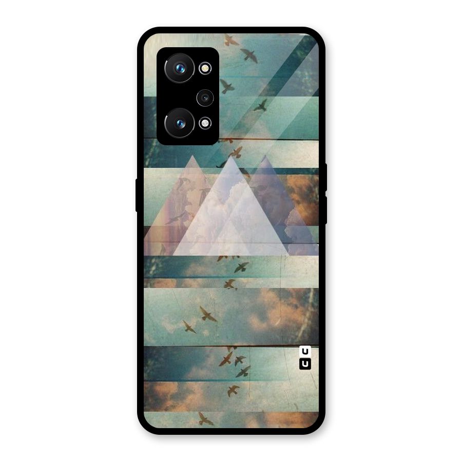 Three Triangles Glass Back Case for Realme GT Neo 3T