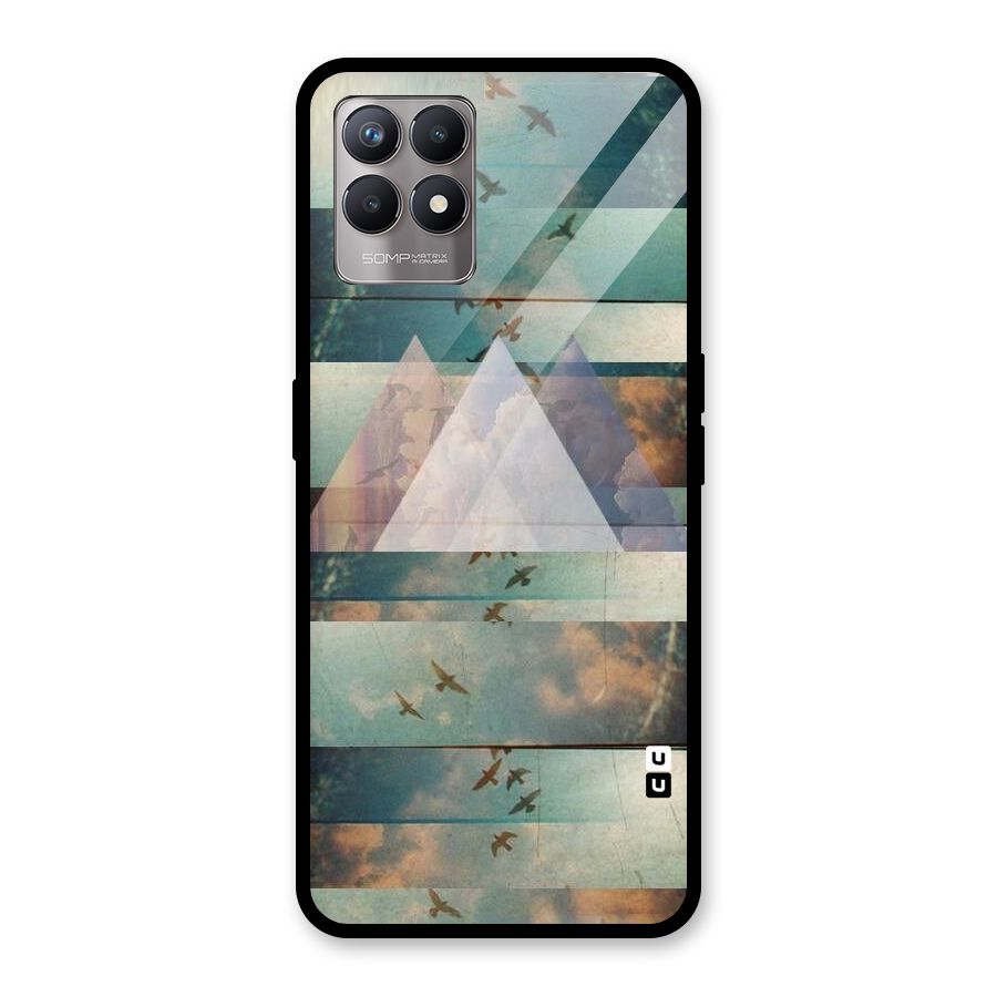 Three Triangles Glass Back Case for Realme Narzo 50