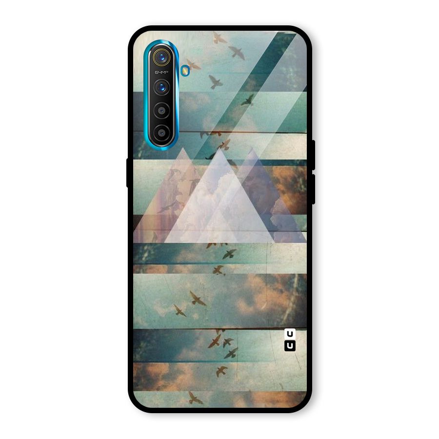 Three Triangles Glass Back Case for Realme X2