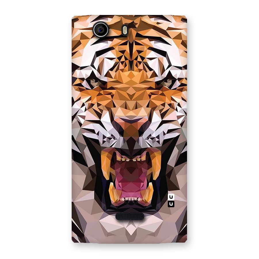 Tiger Abstract Art Back Case for Canvas Nitro 2 E311