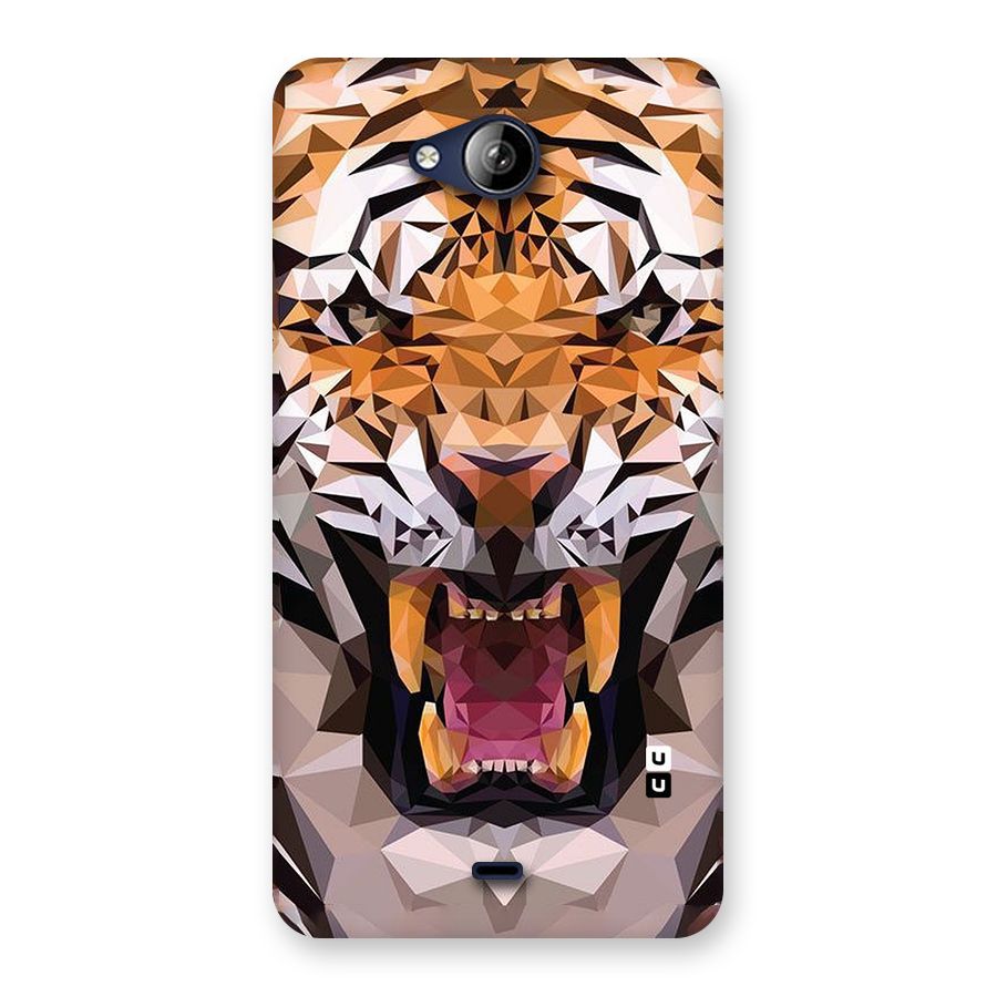 Tiger Abstract Art Back Case for Canvas Play Q355