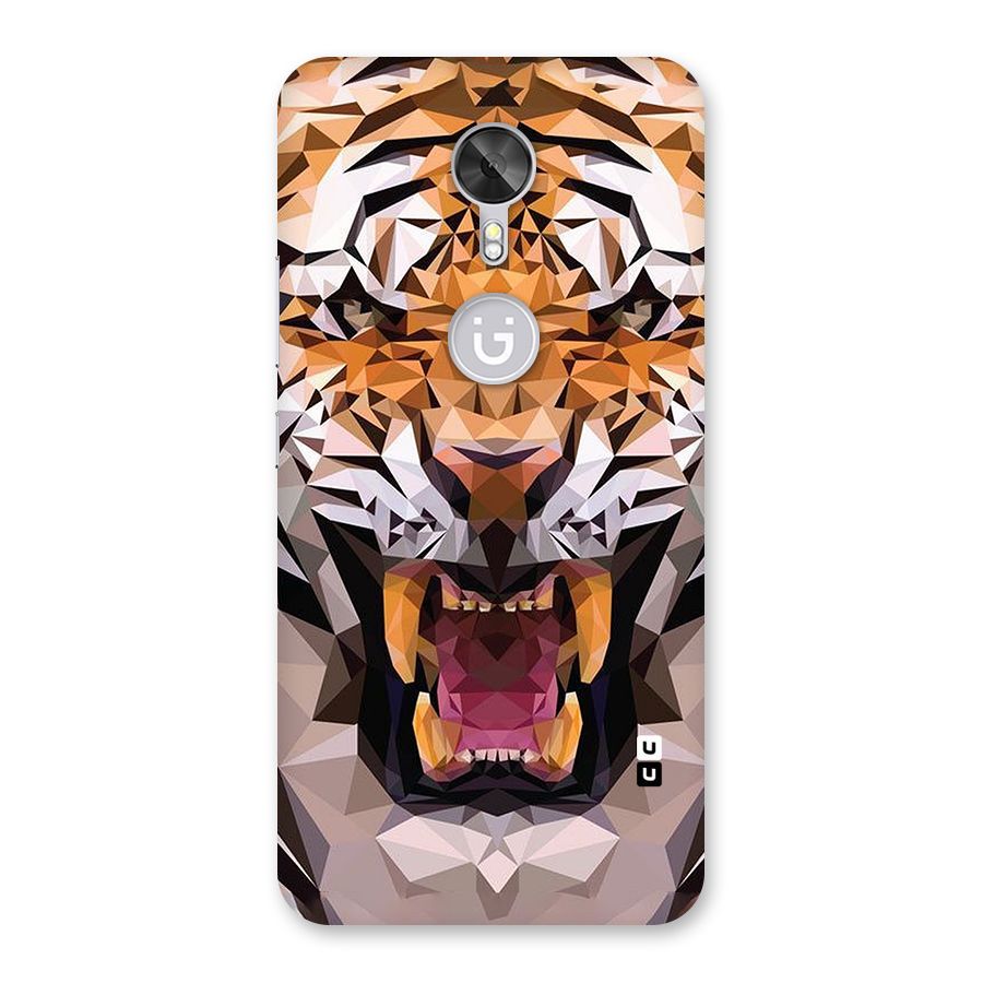 Tiger Abstract Art Back Case for Gionee A1