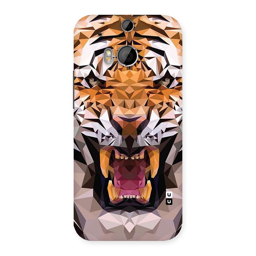 Tiger Abstract Art Back Case for HTC One M8