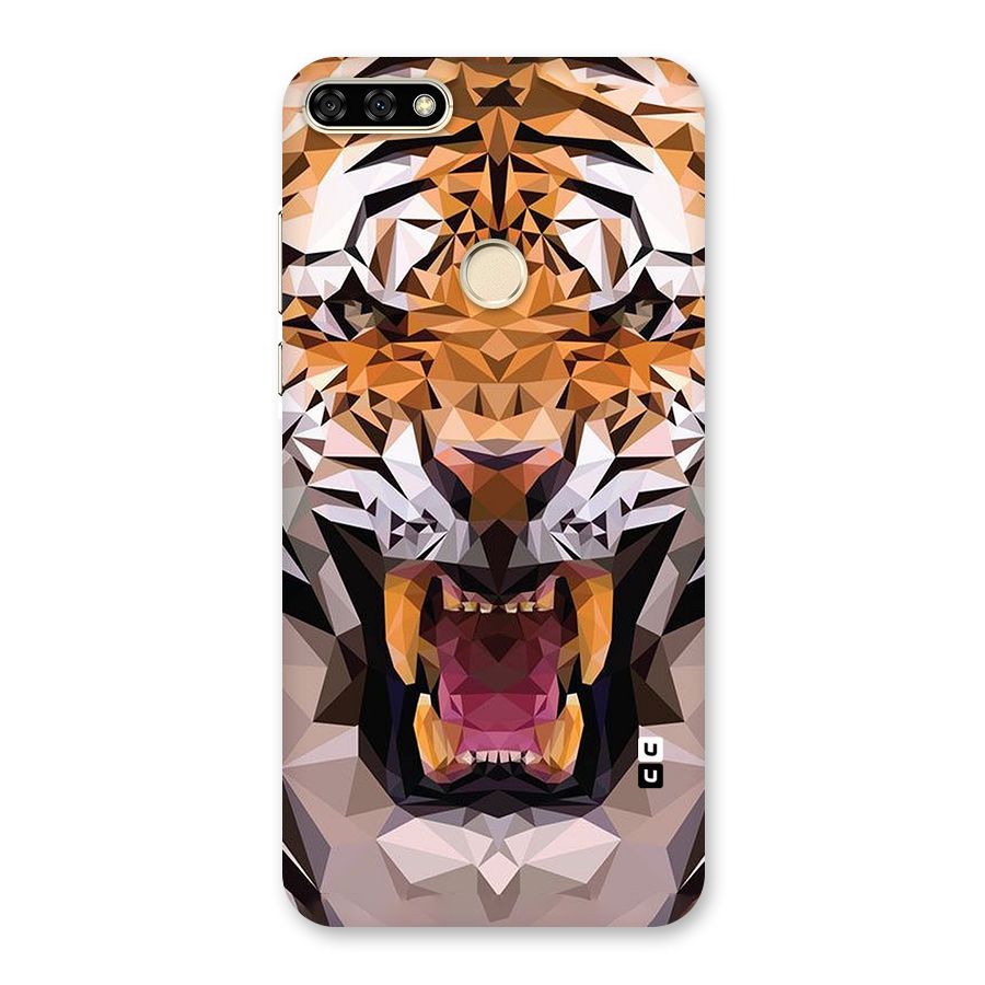Tiger Abstract Art Back Case for Honor 7A