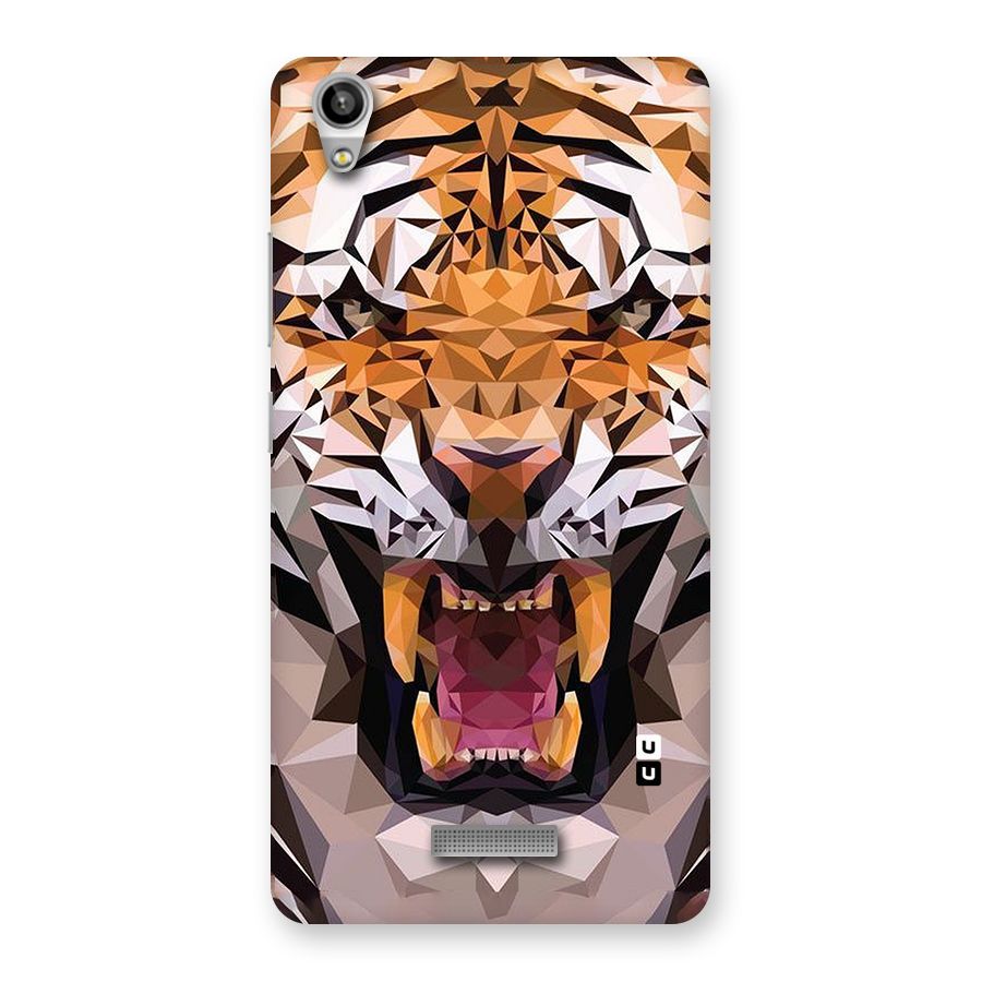 Tiger Abstract Art Back Case for Lava-Pixel-V1