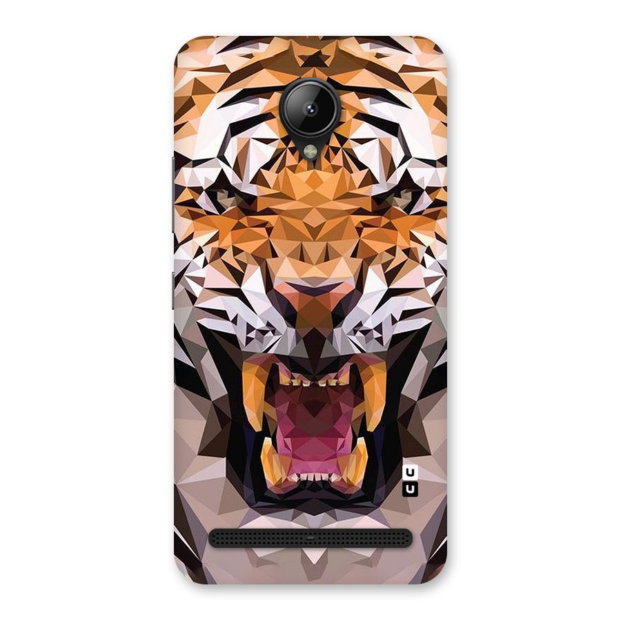 Tiger Abstract Art Back Case for Lenovo C2