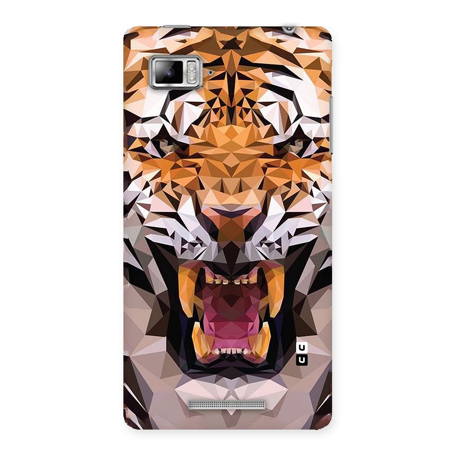 Tiger Abstract Art Back Case for Lenovo Vibe Z K910