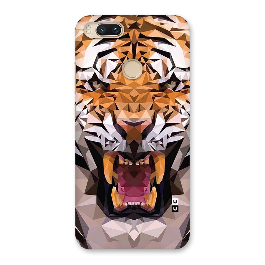 Tiger Abstract Art Back Case for Mi A1